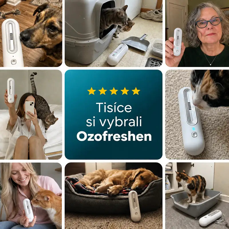 FreshHome bezdrôtový dobíjateľný neutralizátor zápachu