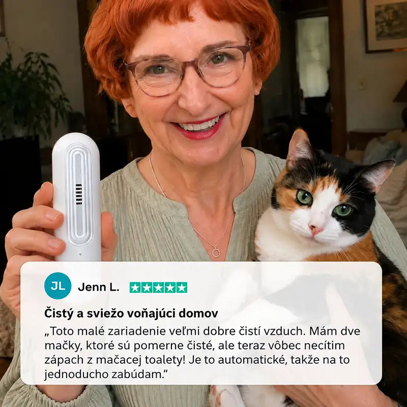 FreshHome bezdrôtový dobíjateľný neutralizátor zápachu