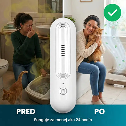 FreshHome bezdrôtový dobíjateľný neutralizátor zápachu