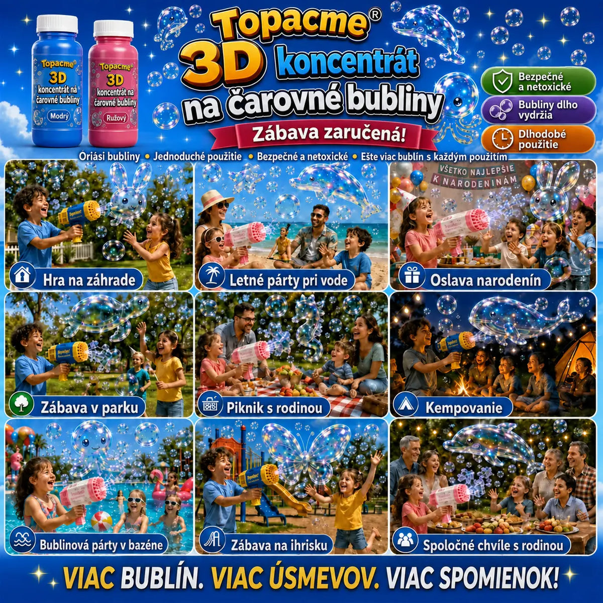 Topacme® Pokročilý 3D koncentrát na bubliny