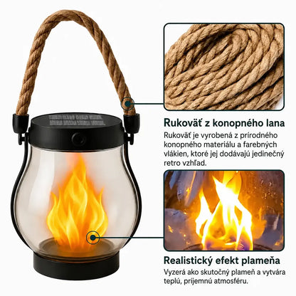 | 🔥 Posledná šanca, kým sa vypredajú! | 💡 Solárne lampáše s efektom plameňa – Bez káblov, automaticky sa zapnú za súmraku! 🔥
