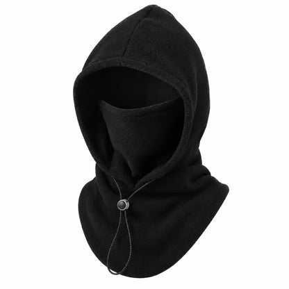 Termálna kukla ThermaFleece 3 v 1 – čiapka, maska a nákrčník – black