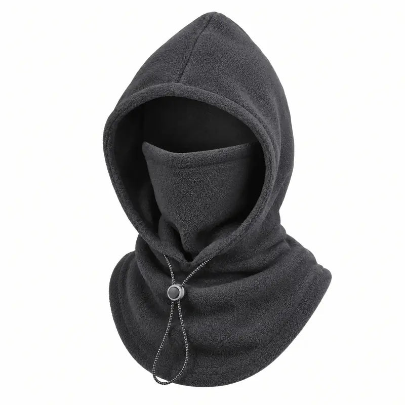 Termálna kukla ThermaFleece 3 v 1 – čiapka, maska a nákrčník – dark-gray