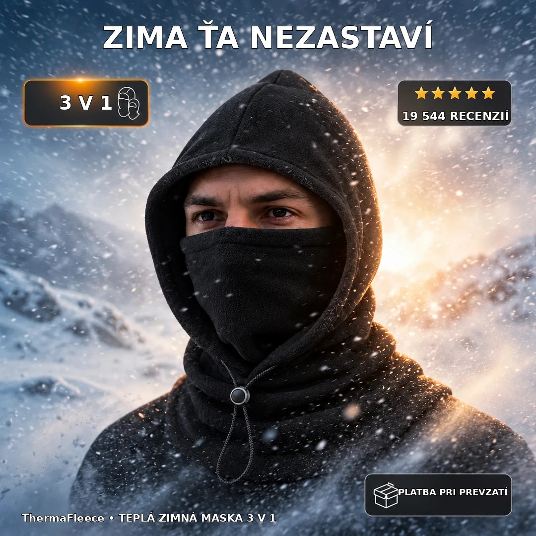 Termálna kukla ThermaFleece 3 v 1 – čiapka, maska a nákrčník – hero