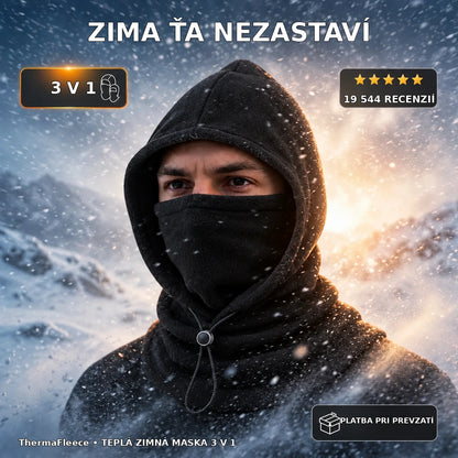Termálna kukla ThermaFleece 3 v 1 – čiapka, maska a nákrčník – hero