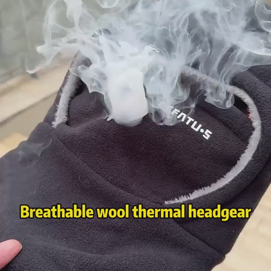 Termálna kukla ThermaFleece 3 v 1 – čiapka, maska a nákrčník – video 3